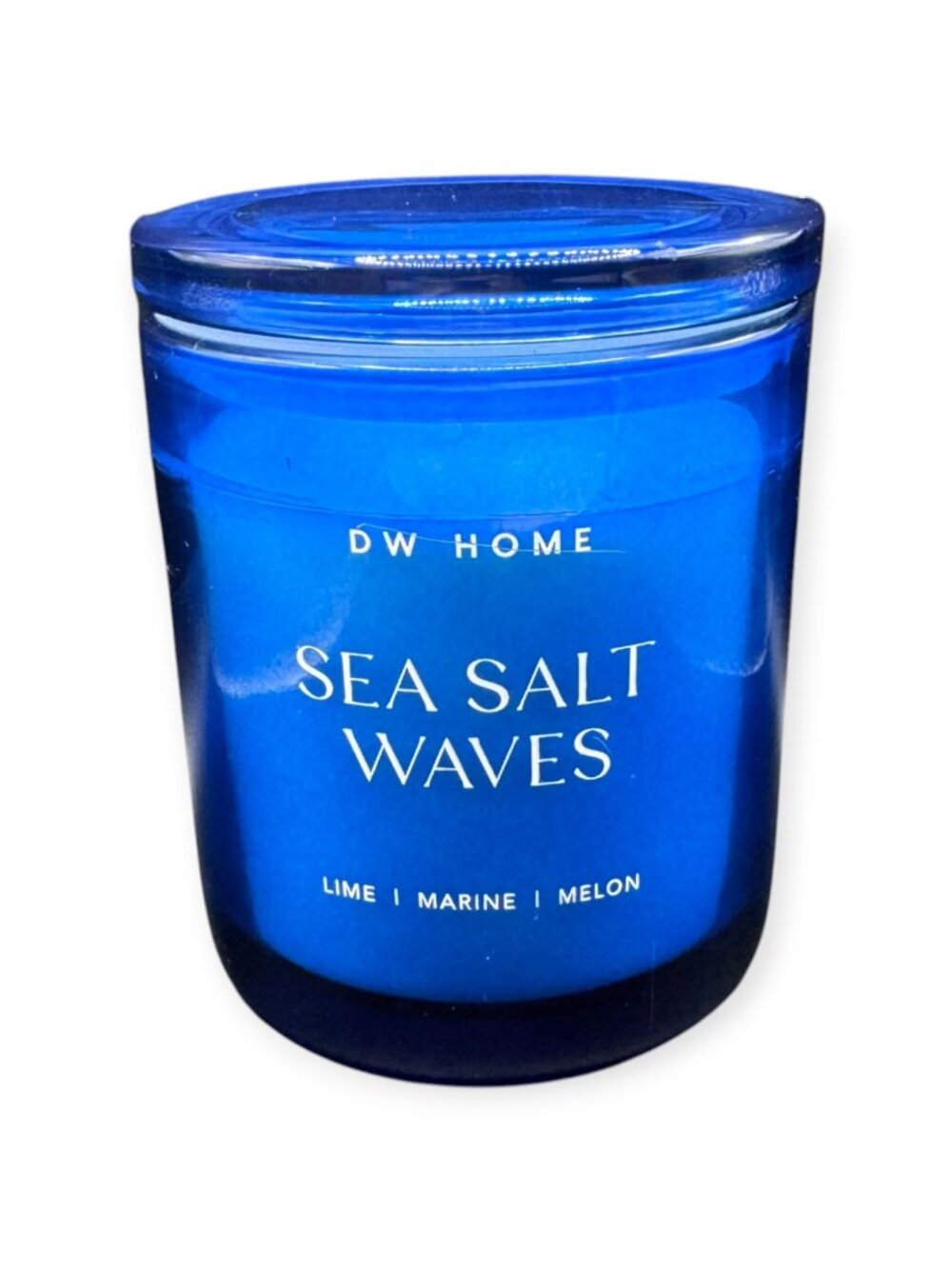 DW Home Sea Salt Waves Lime Marine Melon Scented Candle, 9 Oz